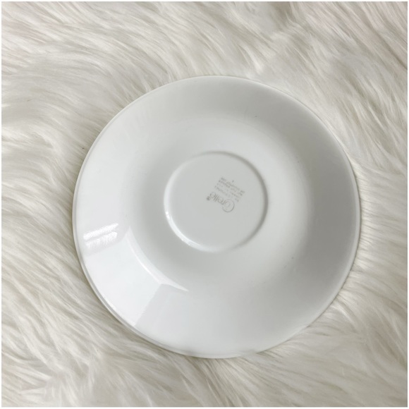 Corelle by Corning Spring Blossom Crazy Daisy Milk Glass Coffee Tea Saucer - Picture 2 of 3